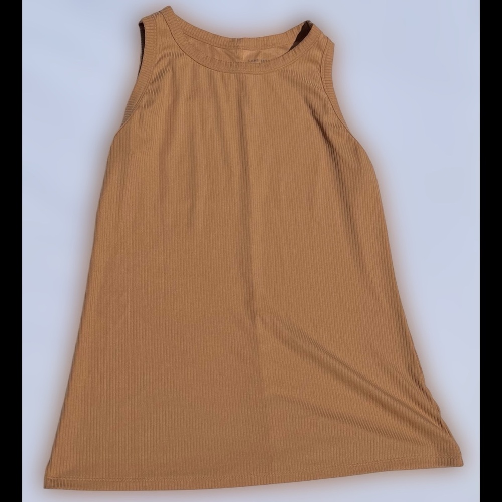 High-Neck Ribbed Tank (14/16)